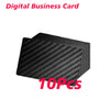 Tarjeta de Visita Digital NFC con Acabado en Fibra de Carbono