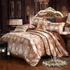 Silver Royal Luxury Duvet Cover Set with Pillowcases