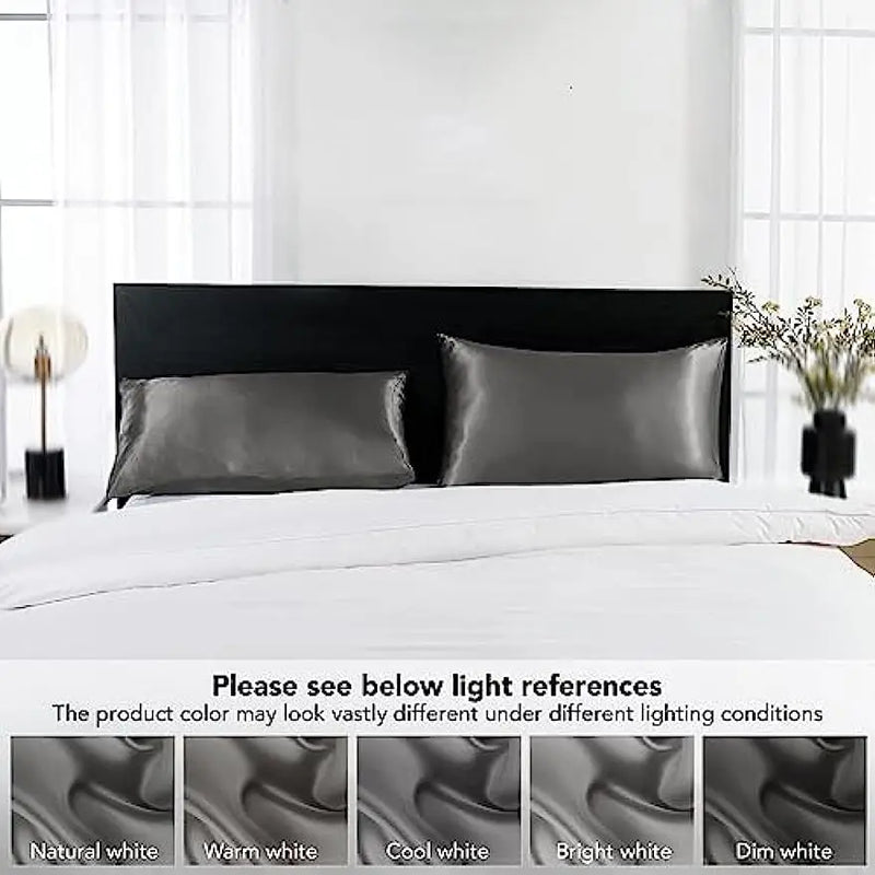 Satin Silk Pillowcase Set - Standard Size