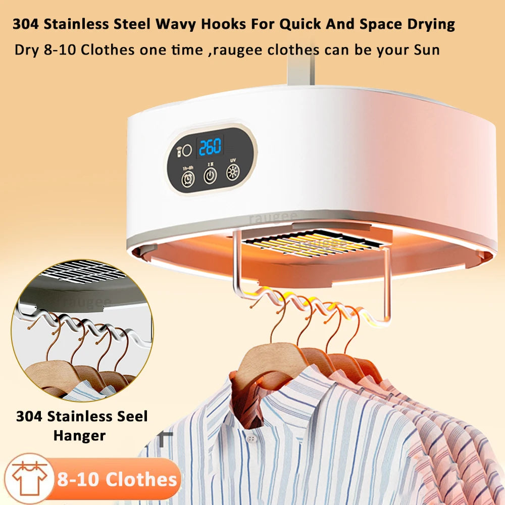 Intelligent Portable Electric Clothes Dryer