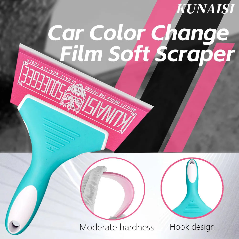 Multi-Purpose Rubber Squeegee for Window Tint, Vinyl & Glass Cleaning