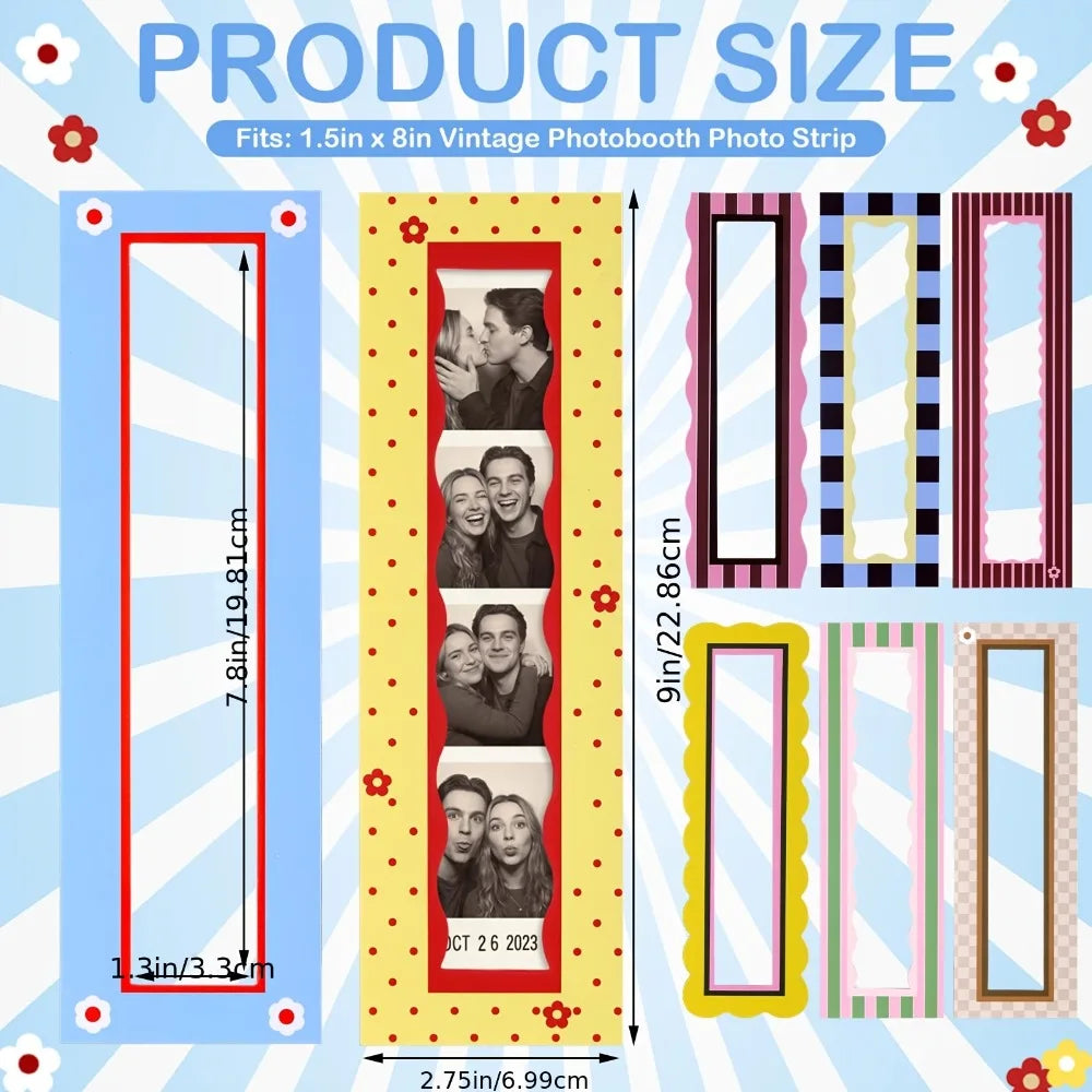 Magnetic Photo Frame Set for Fridge Display