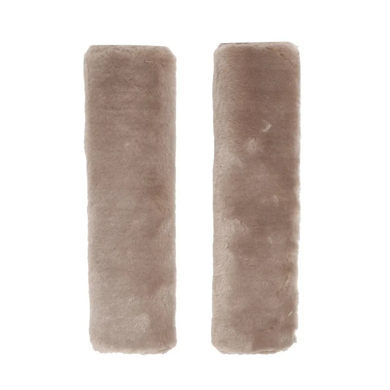 Plush Car Seatbelt Shoulder Pads – 2 Pack, Soft Comfort Accessories