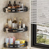 Corner Shower Caddy - Adhesive Mount Bathroom Shelf