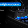 Dual USB Car Charger with LED Voltmeter – Fast Charging 12V/24V