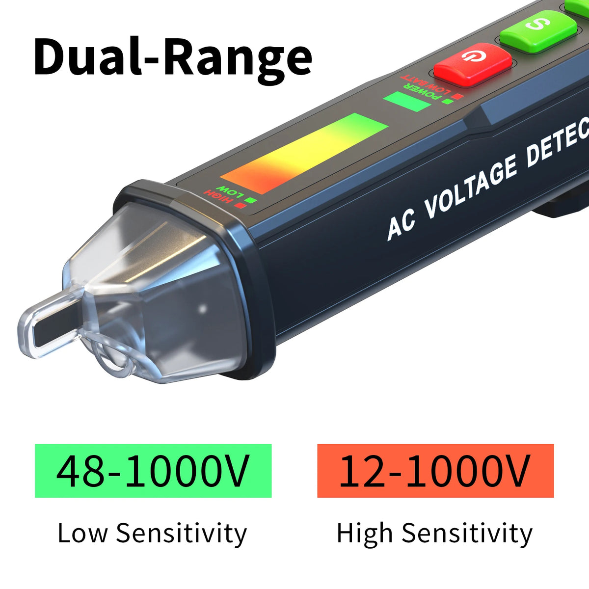 Non-Contact AC Voltage Tester Pen with Break-Point Detection