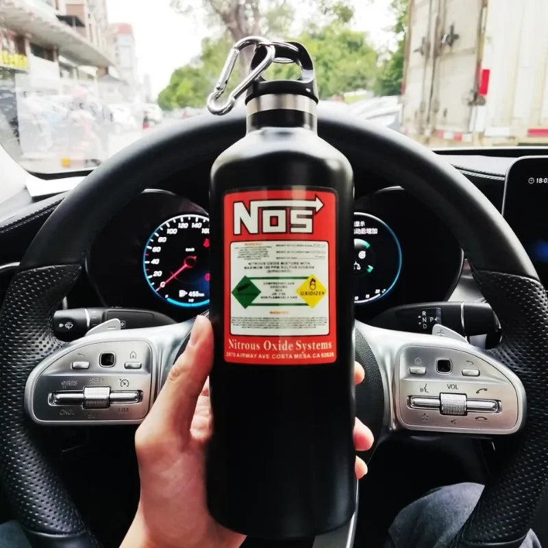 Stainless Steel 500ml Vacuum Insulated Bottle with NOS-Style Design