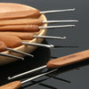Bamboo Handle Crochet Hooks Set (0.5mm–6.0mm)