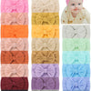 Baby Girl Bow Knit Headbands (Set of 10)