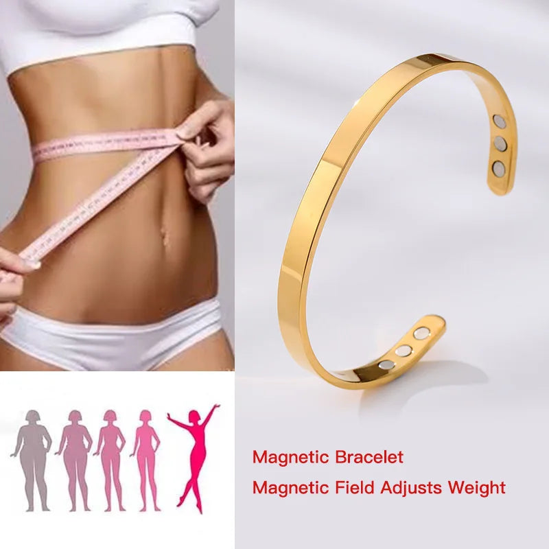 Adjustable Magnetic Cuff Bracelet