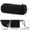 Black EVA travel case for toothbrush featuring a protective shell and a comfortable handle.