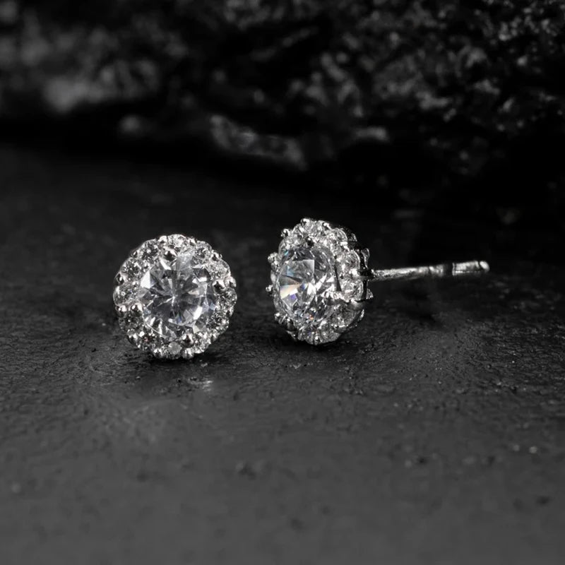 Pendientes de Aro con Zirconia Cúbica