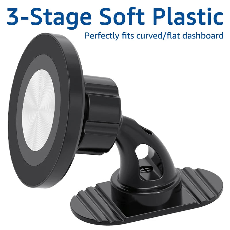 Magnetic Car Phone Mount with 360° Rotation