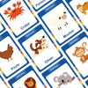 French Vocabulary Flashcards for Kids - Food, Animals, Fruits & Body Parts
