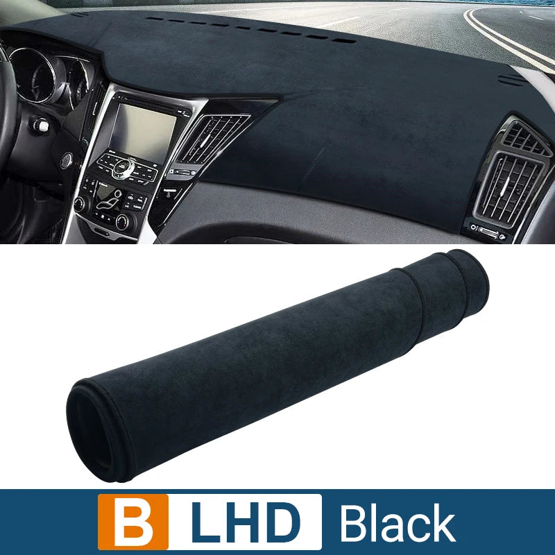 Black custom fit dashboard sun shield for Hyundai Sonata YF i45 car interior