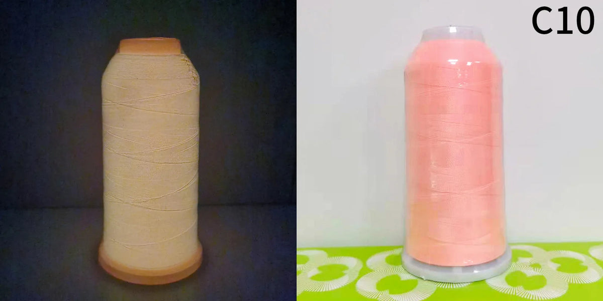 Glow-in-the-Dark Embroidery Thread for Sewing Projects