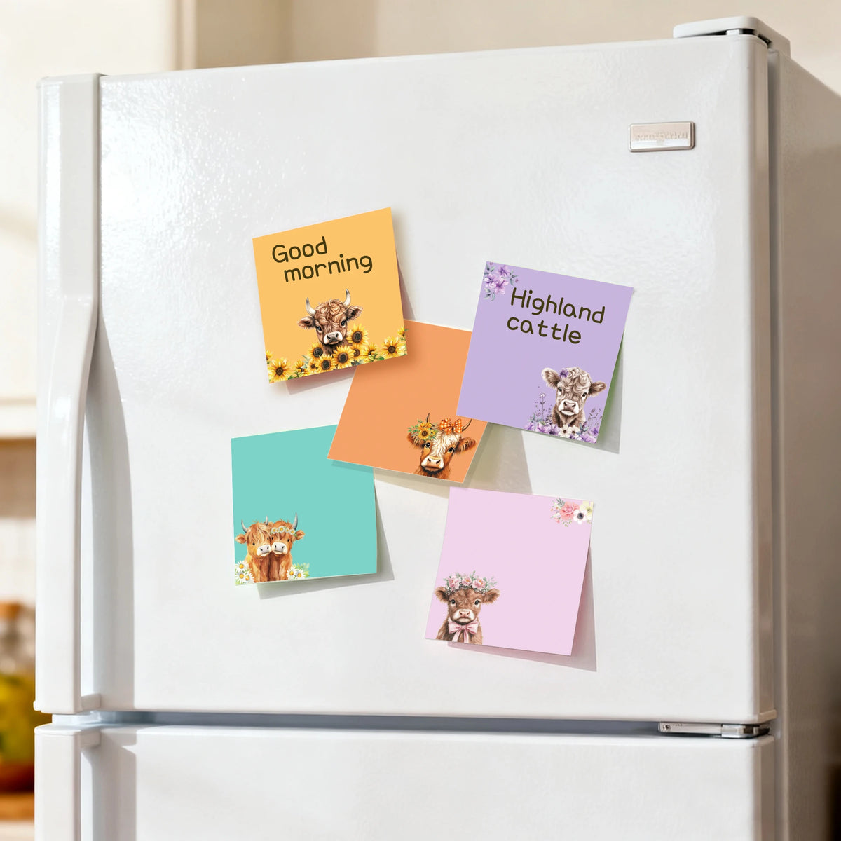 Rustic Highland Cattle Memo Pads