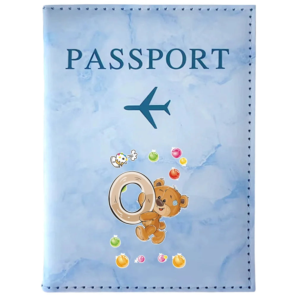 Classic Vintage Leather Passport Holder with Card Slots