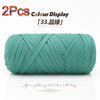 Elastic T-Shirt Yarn for Crochet and Knitting (2-Pack, 50m Each)