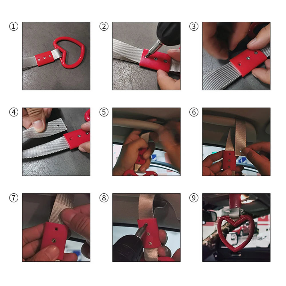JDM Tsurikawa Drift Handle Strap for Car Interior or Rear Bumper