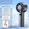 Portable High-Speed Rechargeable Handheld Fan with LED Display