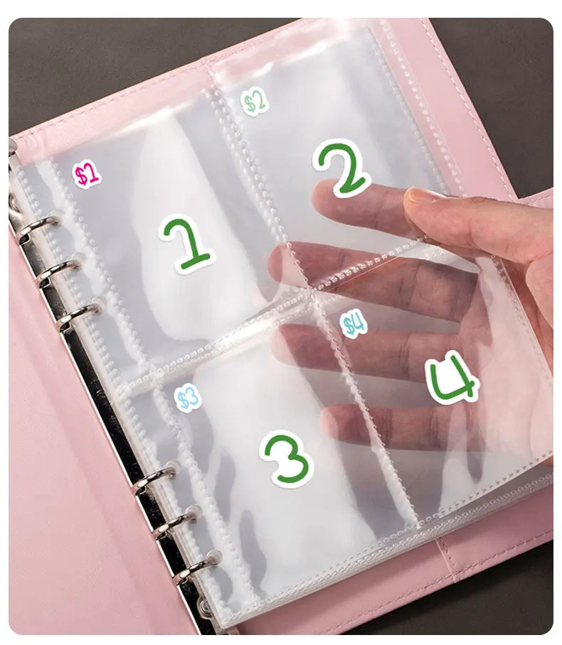 A5 Cash Savings Challenge Binder with 100 Envelopes