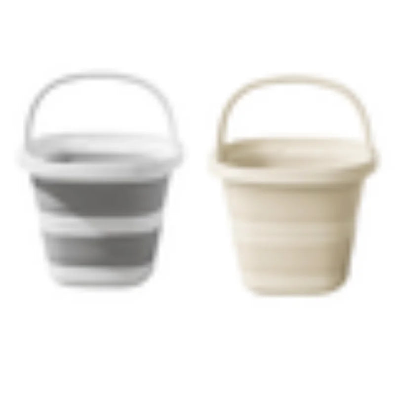 Foldable Water Bucket with Carry Handle for Camping and Home