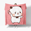 Cozy Cartoon Flannel Throw Blanket for Kids and Sofa
