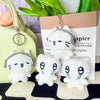 Cute Kitten Couple Keychain with O-Buckle