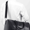 Retro PU Leather Weekender Duffel Bag with Adjustable Shoulder Strap
