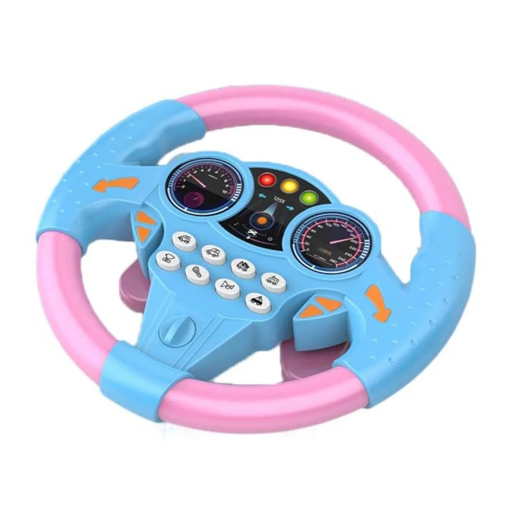 Interactive Toy Steering Wheel with Sound for Kids