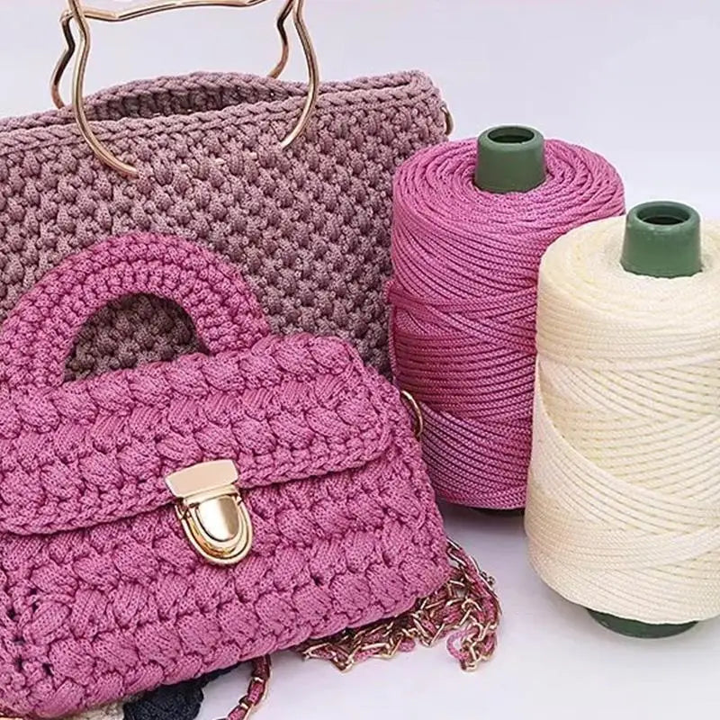 Ice Yarn Crochet Thread for Summer Bags, Hats & Home Crafts