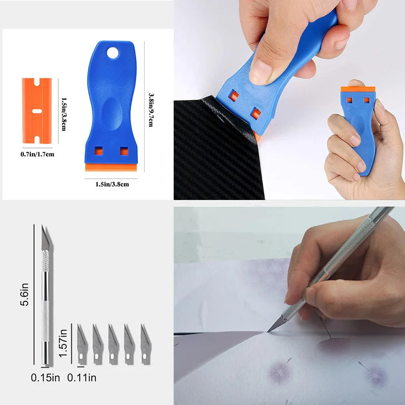 Professional Car Vinyl Wrap & Window Tint Tool Kit