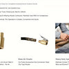 Brass Locking Nozzle Tire Air Chuck Clip Adapter
