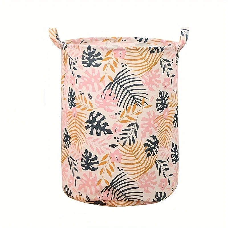 Foldable Fabric Laundry Basket with Handles