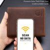 Vintage Genuine Leather Passport Holder with RFID Blocking