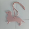 PU Leather Dachshund & Bulldog Keychain