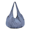 Nylon Tote Bag with Buckle Closure