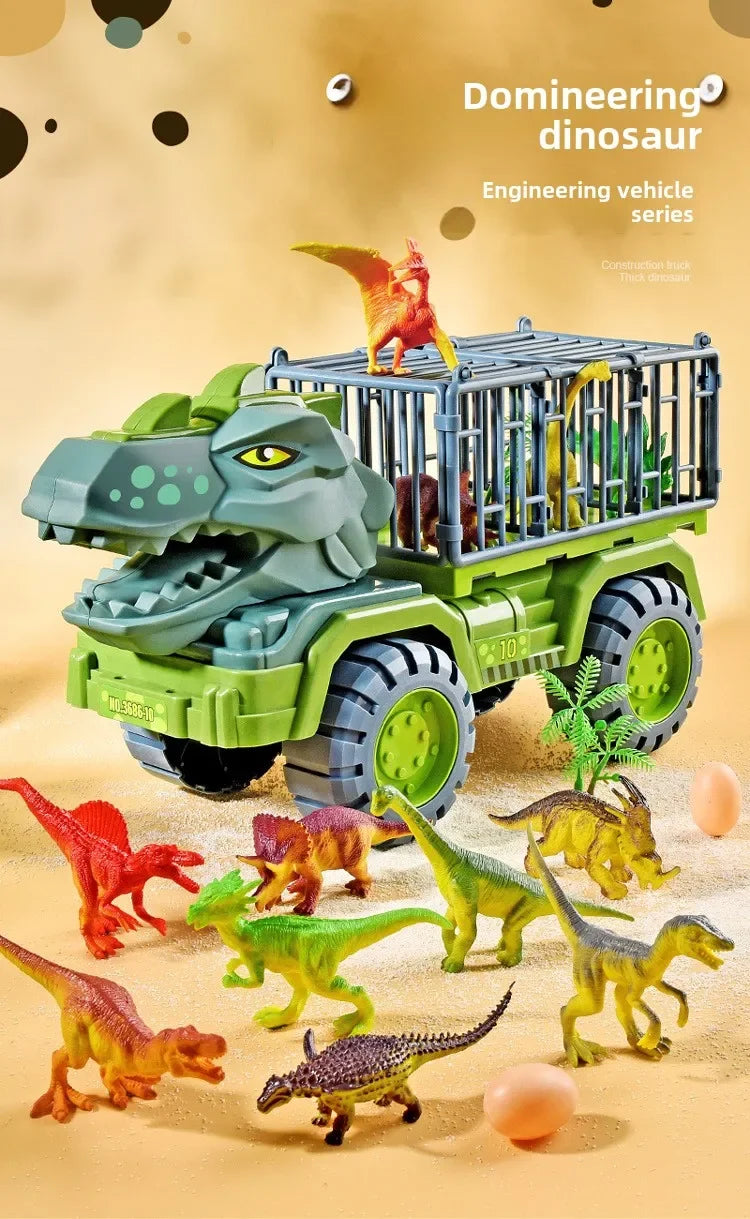 Dinosaur Transport Truck with T-Rex Figure