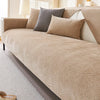 Plush Waterproof Chenille Sofa Cover with Non-Slip Backing