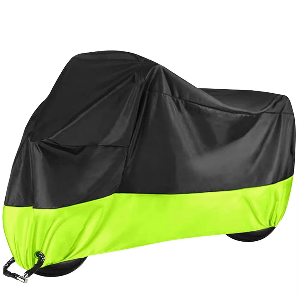 All-Season Waterproof Motorcycle Cover with Storage Bag