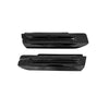 Black carbon fiber door handle covers for Ford Mustang