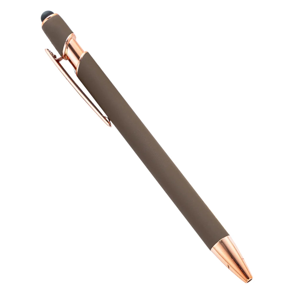 2-in-1 Stylus Pen with Retractable Ballpoint – Pack of 5