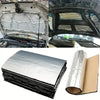 Rolls of silver aluminum foil used for automotive sound deadening and heat insulation mats