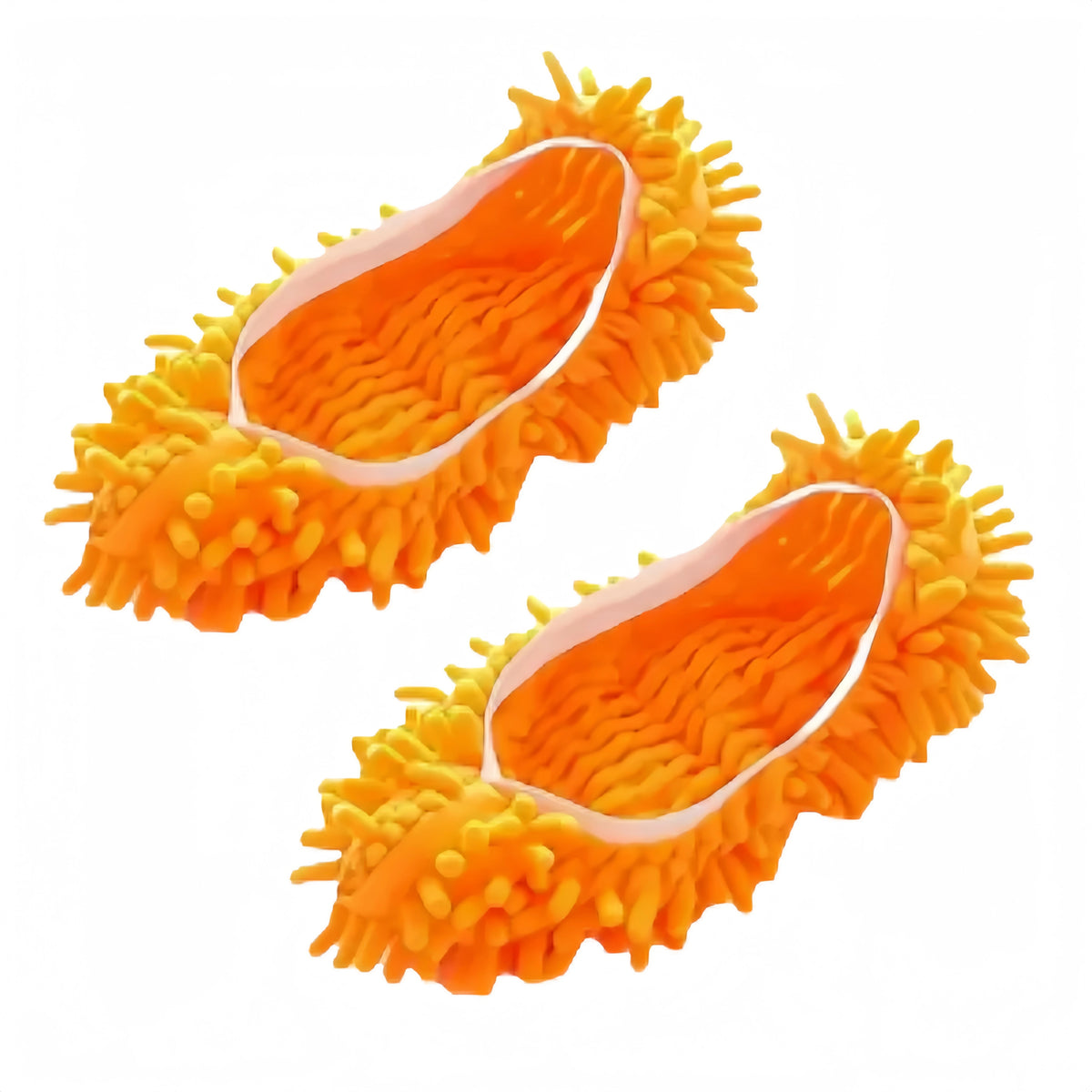 Chenille Dust Mop Slippers for Hands-Free Floor Cleaning