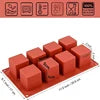 Square Silicone Baking Molds