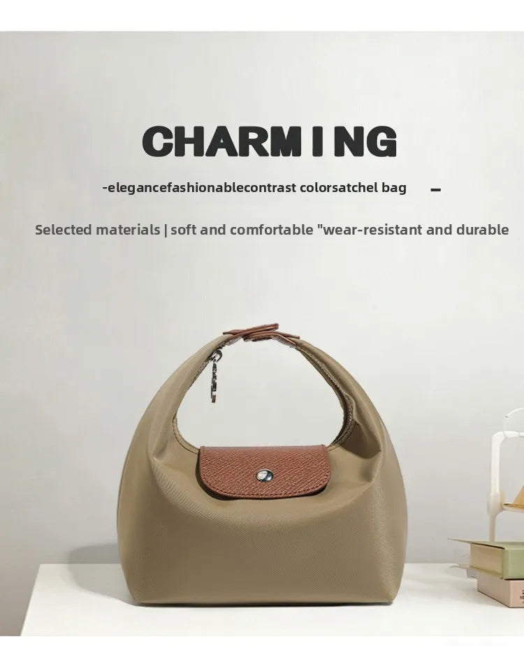 Lightweight Nylon Crossbody Bag with Adjustable Strap