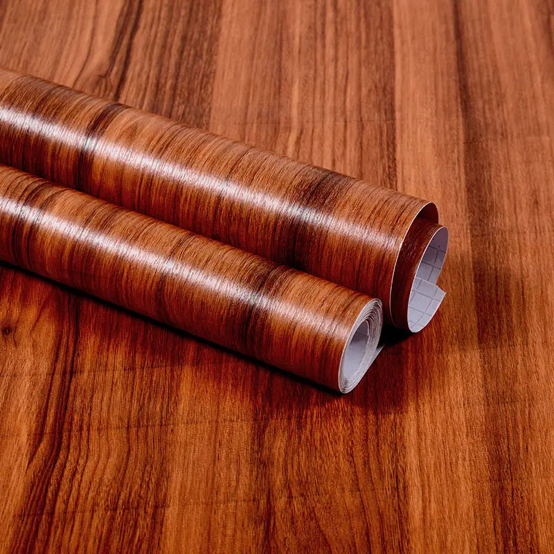 Self-Adhesive Wood Grain PVC Wall & Furniture Wrap