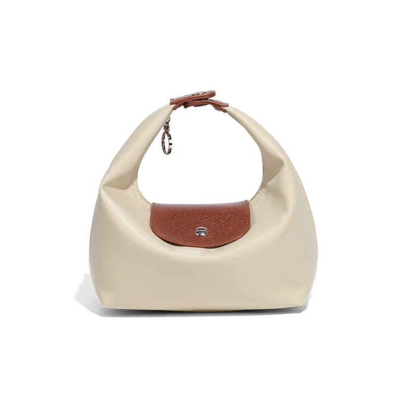 Waterproof Nylon Crossbody Bag with Two Detachable Straps