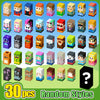 Magnetic Building Blocks with Mini Worlds and Character Figures